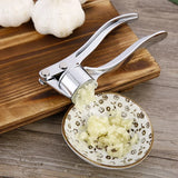 Manual Steel Garlic Press Crusher Durable and Easy to Use