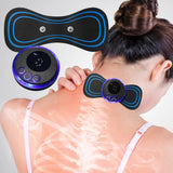 Mini Portable Neck Massager Electric Pulse Cervical Therapy