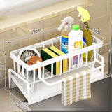 Kitchen Sink Storage Rack No Drill - 3-in-1 Organizer