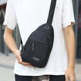 Men's Multifunctional Crossbody Bag - Shoulder, Chest and Crossbody Travel Bag
