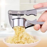 Manual Steel Garlic Press Crusher Durable and Easy to Use