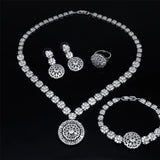 💎 African Majesty Collection – Premium Zirconia Bridal Set