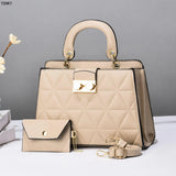 Women's Retro Square Shoulder Bag - Luxury Designer Handbag
