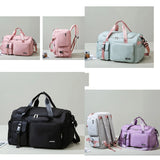 Women's Gym & Travel Bag - Weekend Backpack with Dry/Wet Separation