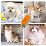 2-in-1 Pet Comb with Spray – Hair Remover + Water Mist for Stress-Free Grooming! ✨🐾