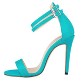 Women’s Summer High Heel Sandals – Classic Buckle Design, Elegant Fairy Style for Prom & Wedding