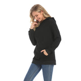 3XL Nursing Maternity Hoodie – Fleece & Front Zipper
