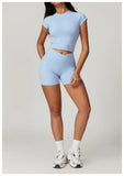 Women's Yoga Set – Crop Top & Leggings Activewear