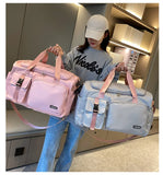 Women's Gym & Travel Bag - Weekend Backpack with Dry/Wet Separation