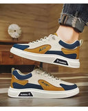 "Men’s Trendy Leather Sneakers – Low-Top Casual & Sport Style (2025 Collection)"