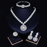 💎 African Majesty Collection – Premium Zirconia Bridal Set