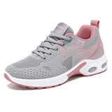 Women's Running Shoes - Breathable Casual Sneakers with Air Cushioning Sole