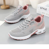 Women's Running Shoes - Breathable Casual Sneakers with Air Cushioning Sole