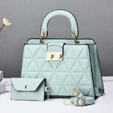 Women's Retro Square Shoulder Bag - Luxury Designer Handbag