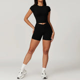 Women's Yoga Set – Crop Top & Leggings Activewear