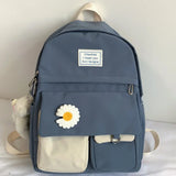 Kawaii Floral Backpack – Cute and Modern for School and Travel