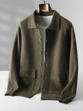 Men's wool and cashmere polo shirt, casual style fall/winter