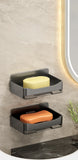 Wall-Mounted Soap Holder Without Drills – 2-in-1 Organizer 🧼