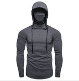 Men’s Slim Fit Zipper Hoodie – Casual Full Sleeve Sweatshirt, Solid Color, Autumn.