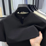 Men's Casual V-Neck T-Shirt - Comfortable for Summer