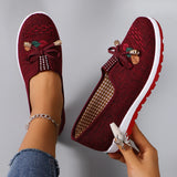 Women’s Summer Breathable Mesh Flats – Casual Sneakers