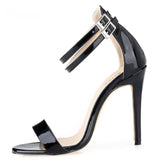 Women’s Summer High Heel Sandals – Classic Buckle Design, Elegant Fairy Style for Prom & Wedding