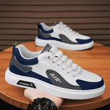 "Men’s Trendy Leather Sneakers – Low-Top Casual & Sport Style (2025 Collection)"