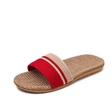 Women’s Summer Indoor Slippers – Lightweight, Anti-Slip Soft Linen Home Shoes
