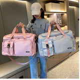 Women's Gym & Travel Bag - Weekend Backpack with Dry/Wet Separation