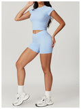 Women's Yoga Set – Crop Top & Leggings Activewear