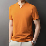 Men's Casual V-Neck T-Shirt - Comfortable for Summer
