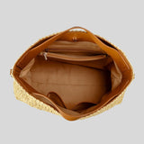 Women’s Fashion Letter Straw Handbag – Large Summer Beach Tote & Casual Crossbody Bag.