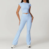 Women's Yoga Set – Crop Top & Leggings Activewear