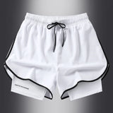 Quick Dry 2 in 1 Running Shorts for Men and Women - Summer Workout and Fitness Clothing