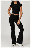 Women's Yoga Set – Crop Top & Leggings Activewear