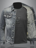 Men's denim jacket autumn/winter casual cotton workwear