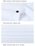 Men’s Pure White Slim Fit Shirt – Lightweight Long Sleeve Dress Shirt | Spring/Autumn Business Casual (Up to 6XL)