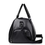 Retro Waterproof PU Sports Bag - Large Capacity Travel & Gym Bag