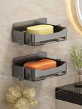 Wall-Mounted Soap Holder Without Drills – 2-in-1 Organizer 🧼