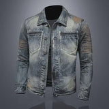 Men's denim jacket autumn/winter casual cotton workwear