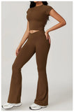Women's Yoga Set – Crop Top & Leggings Activewear