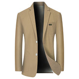 Men's Summer Lightweight Blazer - Breathable Slim Fit Jacket, Business Casual Coat