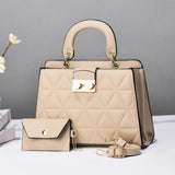 Women's Retro Square Shoulder Bag - Luxury Designer Handbag