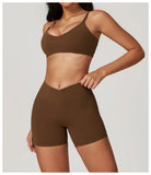 Women's Yoga Set – Crop Top & Leggings Activewear