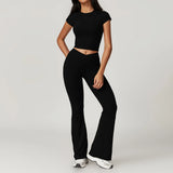 Women's Yoga Set – Crop Top & Leggings Activewear