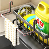 Kitchen Sink Storage Rack No Drill - 3-in-1 Organizer