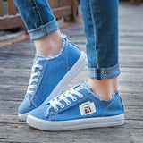 Women’s Casual Canvas Flats – Round Toe, Lightweight & All-Season Wear