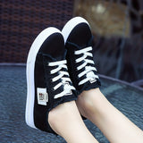 Women’s Casual Canvas Flats – Round Toe, Lightweight & All-Season Wear