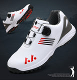 LEFUS Men's Golf Shoes - Breathable, Non-Slip, with Swivel Buckle