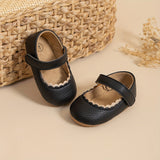 "Infant Baby Girls Mary Jane Flats – Soft Sole Princess Dress Shoes, Crib Shoes & First Walkers"